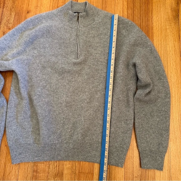 Brooks Brothers o 346 pure cashmere sweater quarter-zip Size XXL (n - Picture 6 of 10
